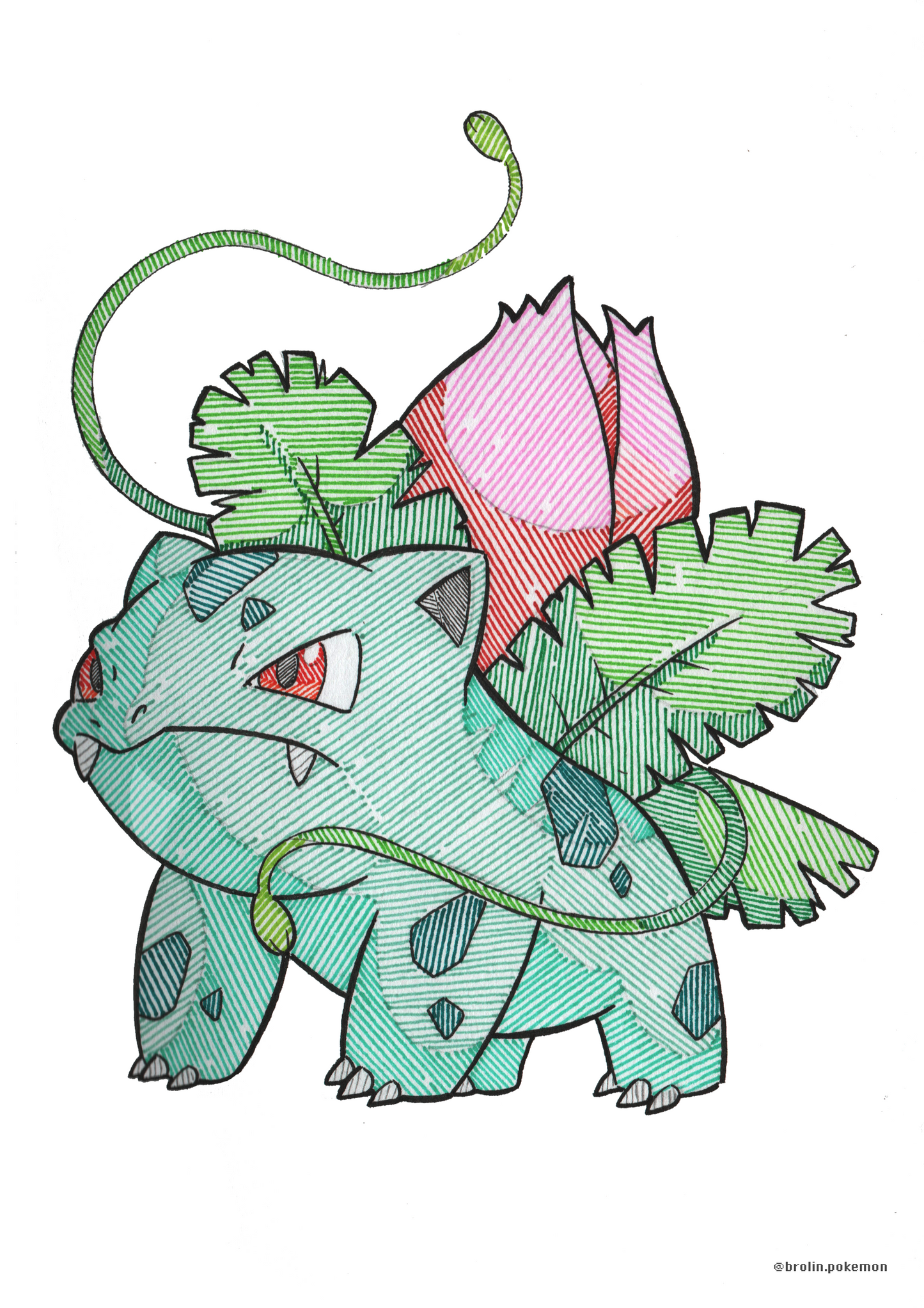 Ivysaur Print