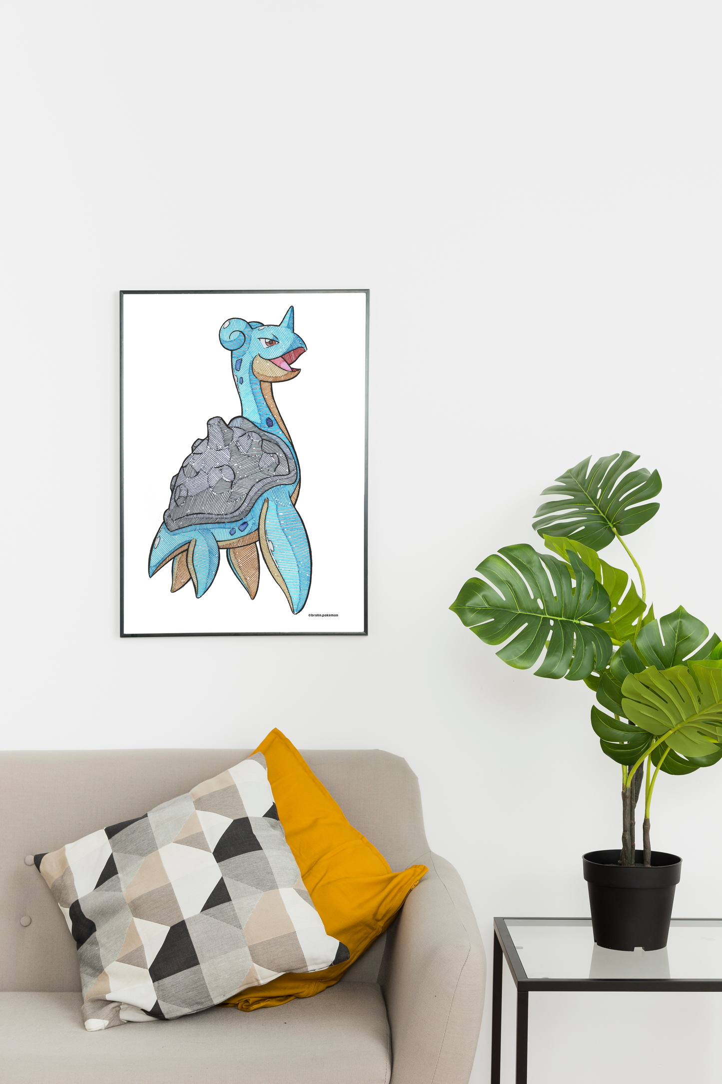 Lapras Print - A3 Size