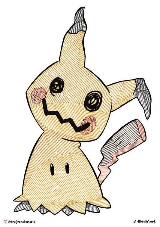 Mimikyu Print