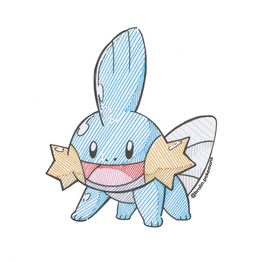 Mudkip Sticker (Type 2)