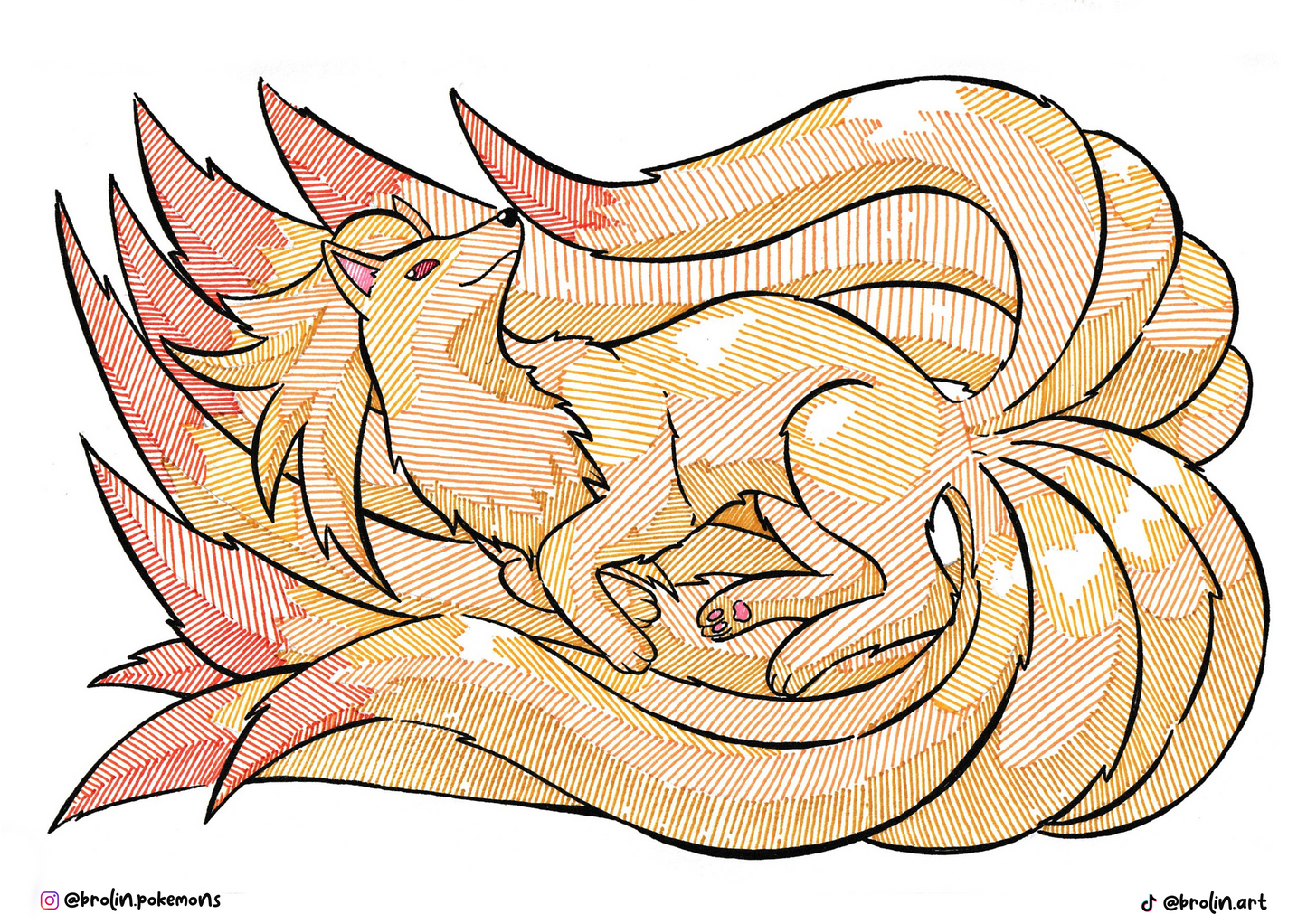 Ninetales Print