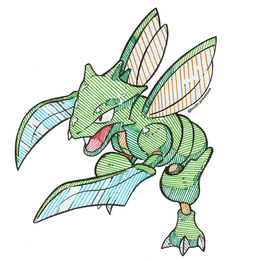 Scyther Sticker