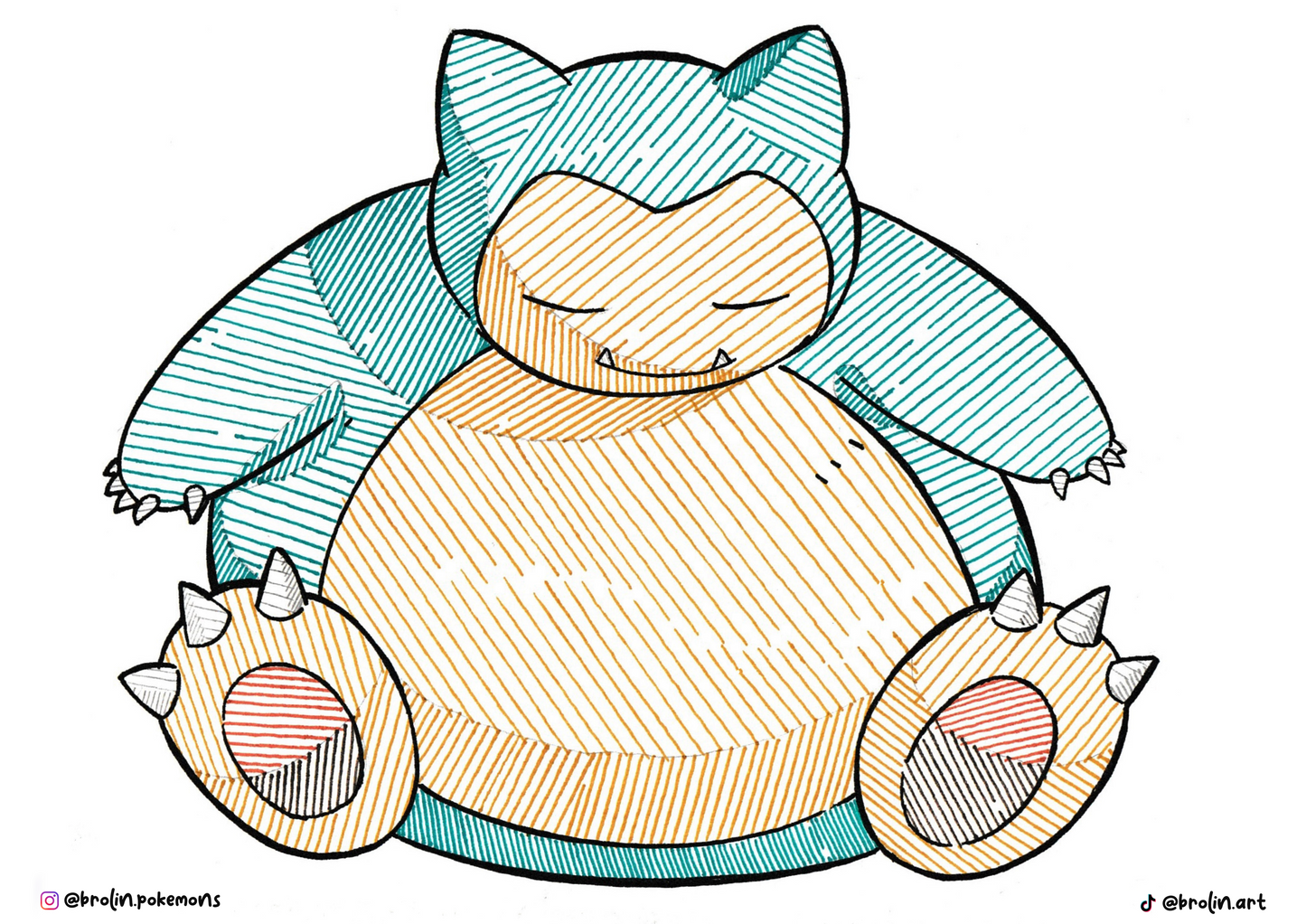 Snorlax Print