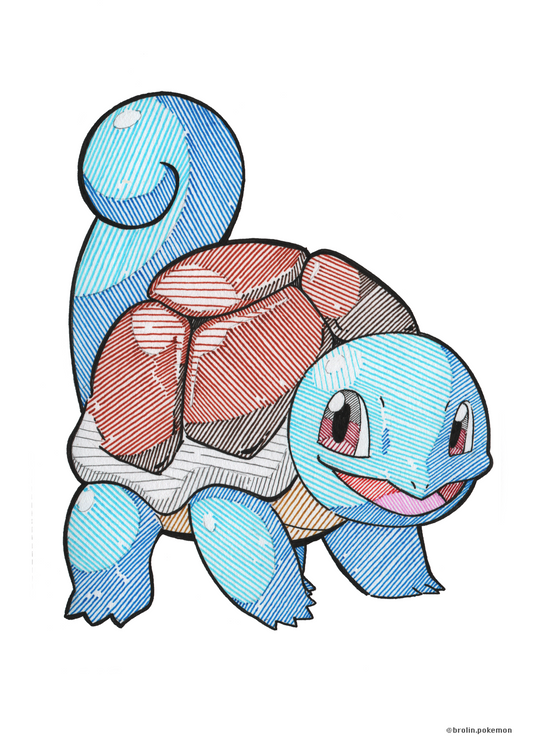Squirtle Print