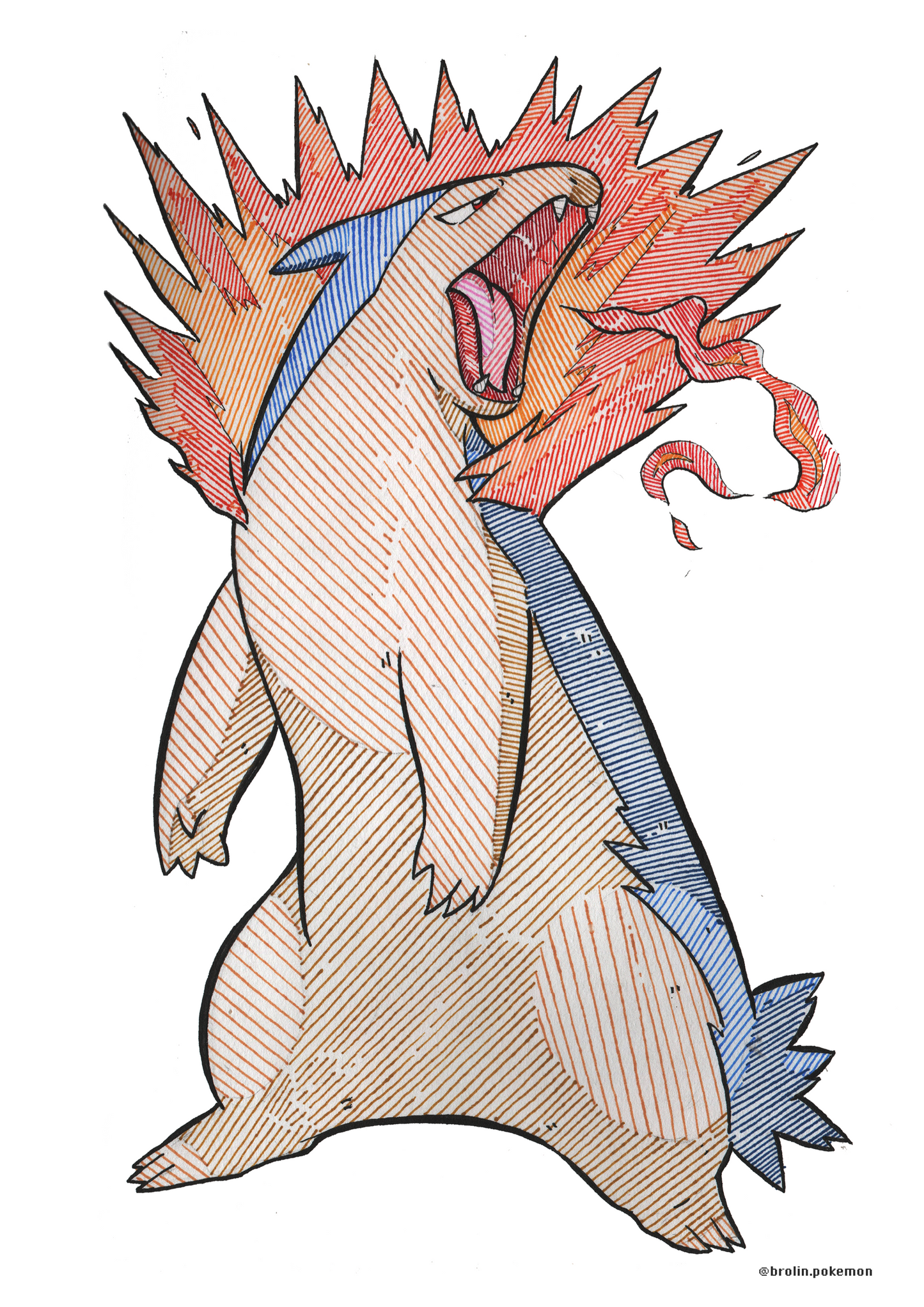 Typhlosion Print