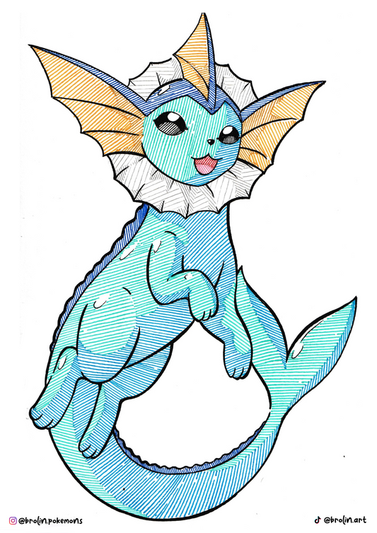 Vaporeon Print