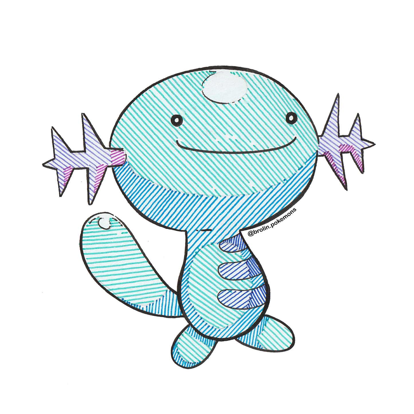 Wooper Sticker