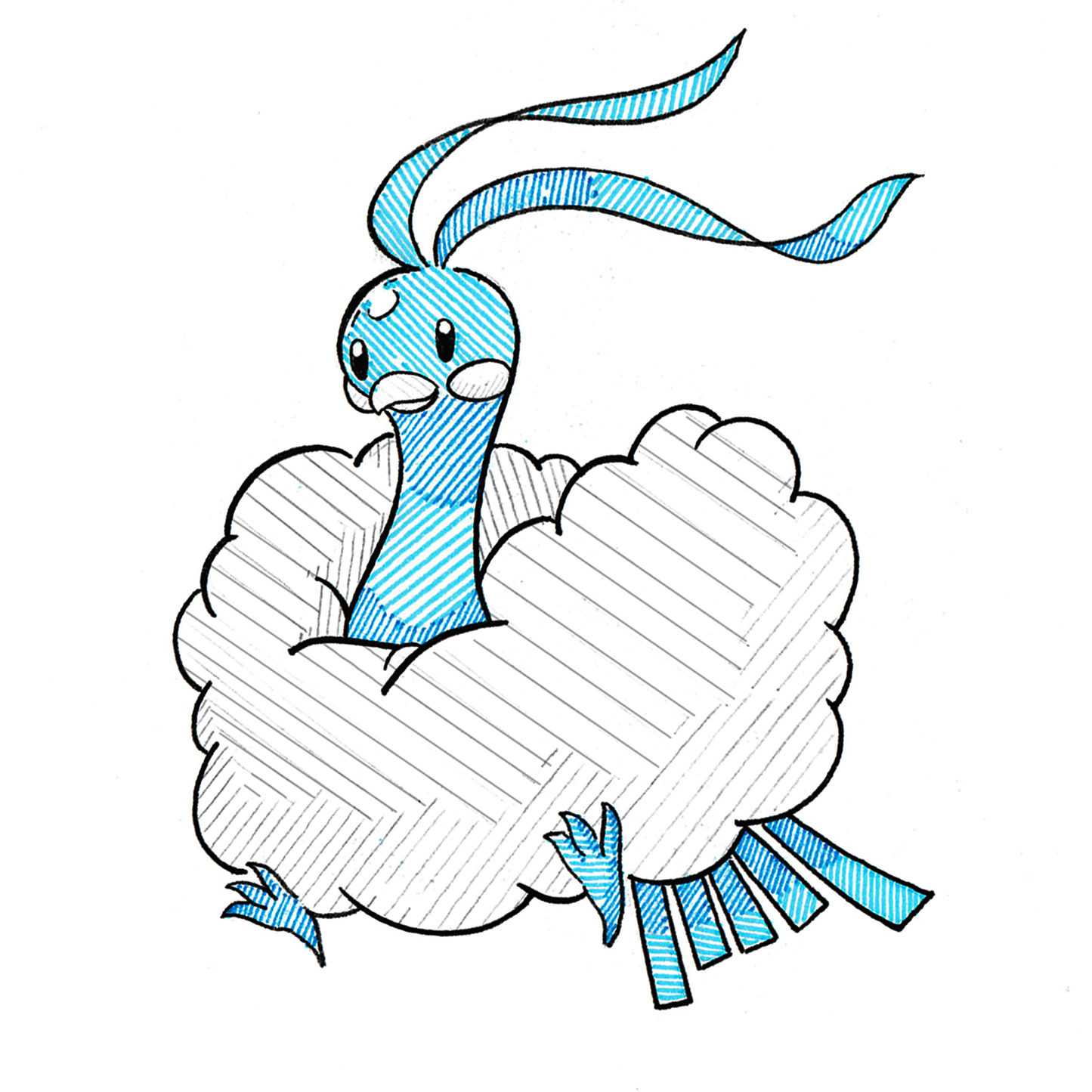 Altaria Sticker