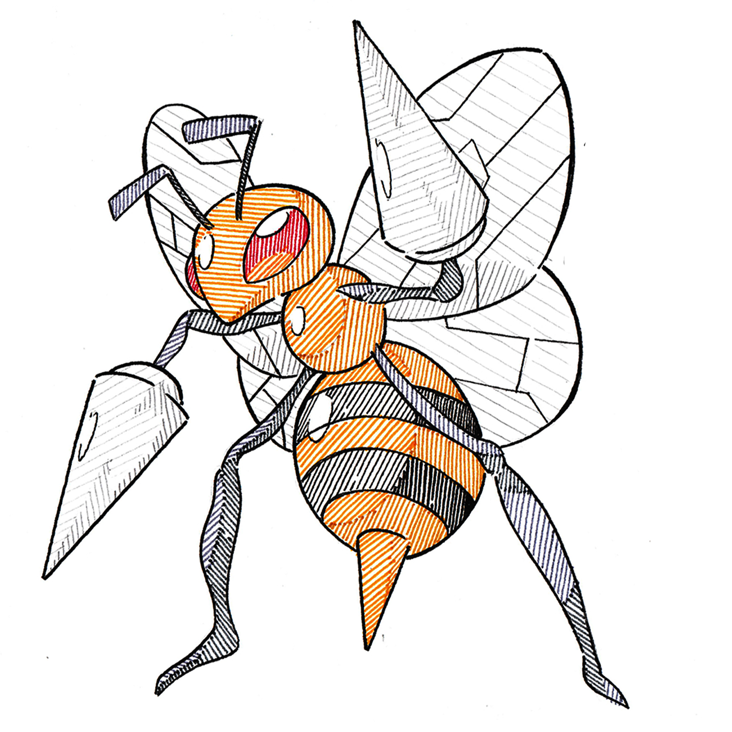 Beedrill Sticker