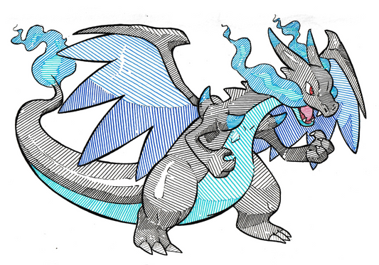 Mega Charizard X Sticker