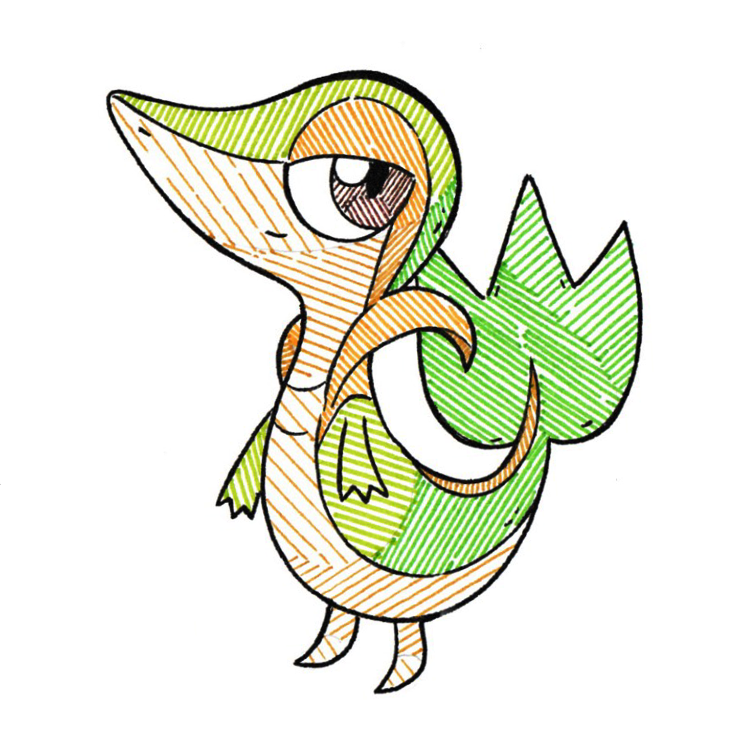 Snivy Sticker