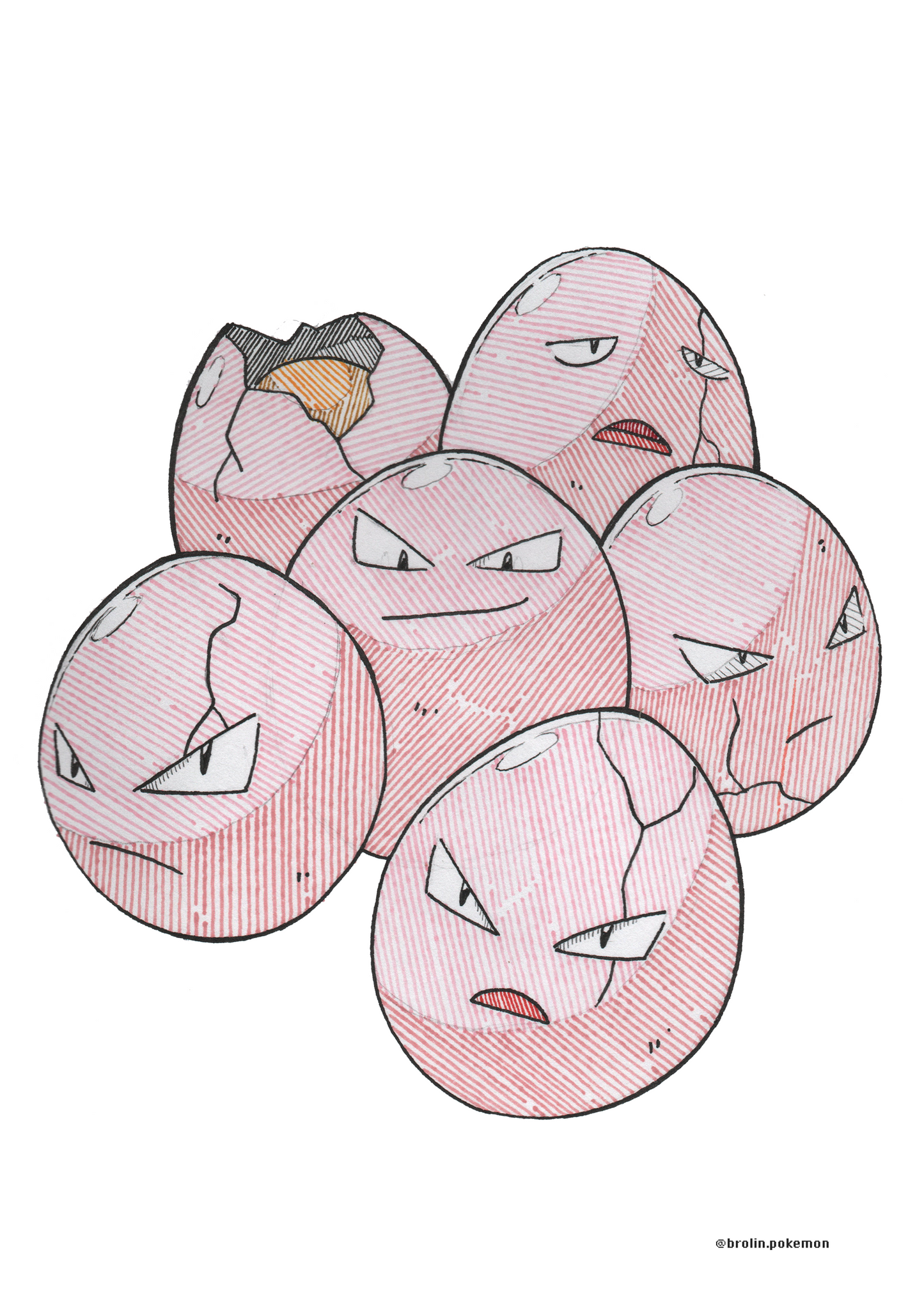 Exeggcute Sticker
