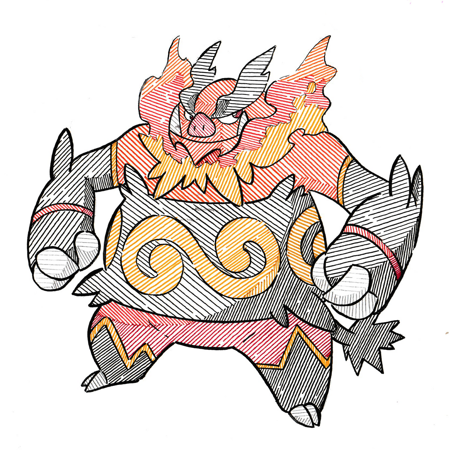 Emboar Sticker