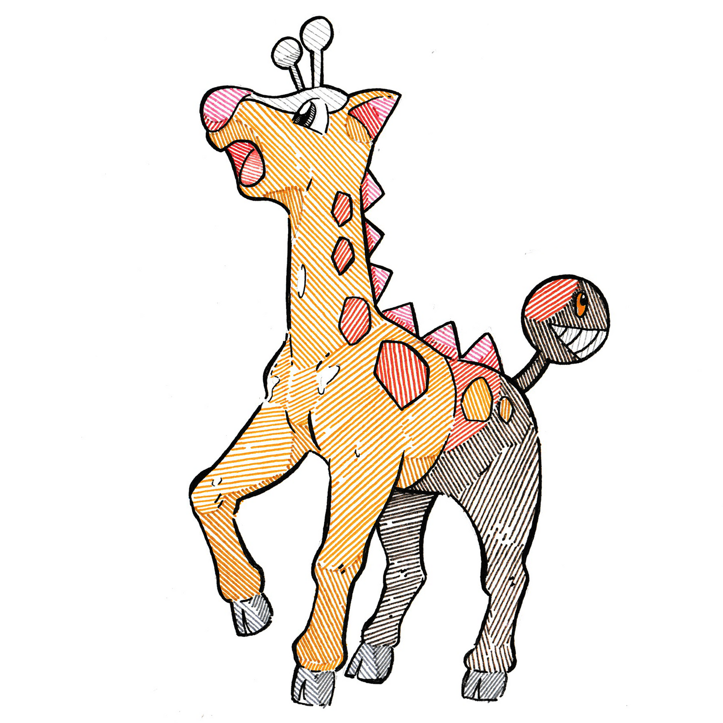 Girafarig Sticker