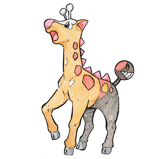 Girafarig Sticker