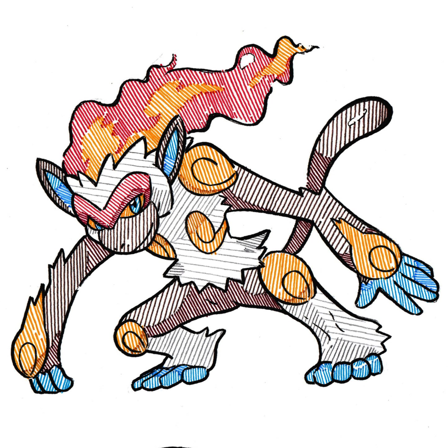 Infernape Sticker