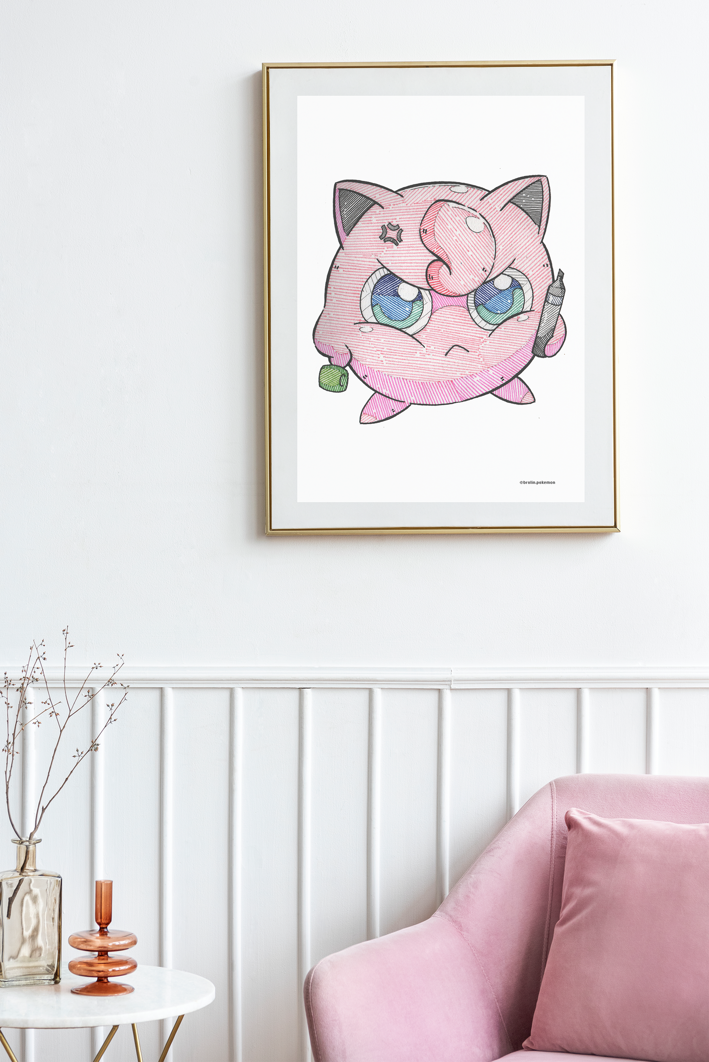 Jigglypuff Print - A4 Size