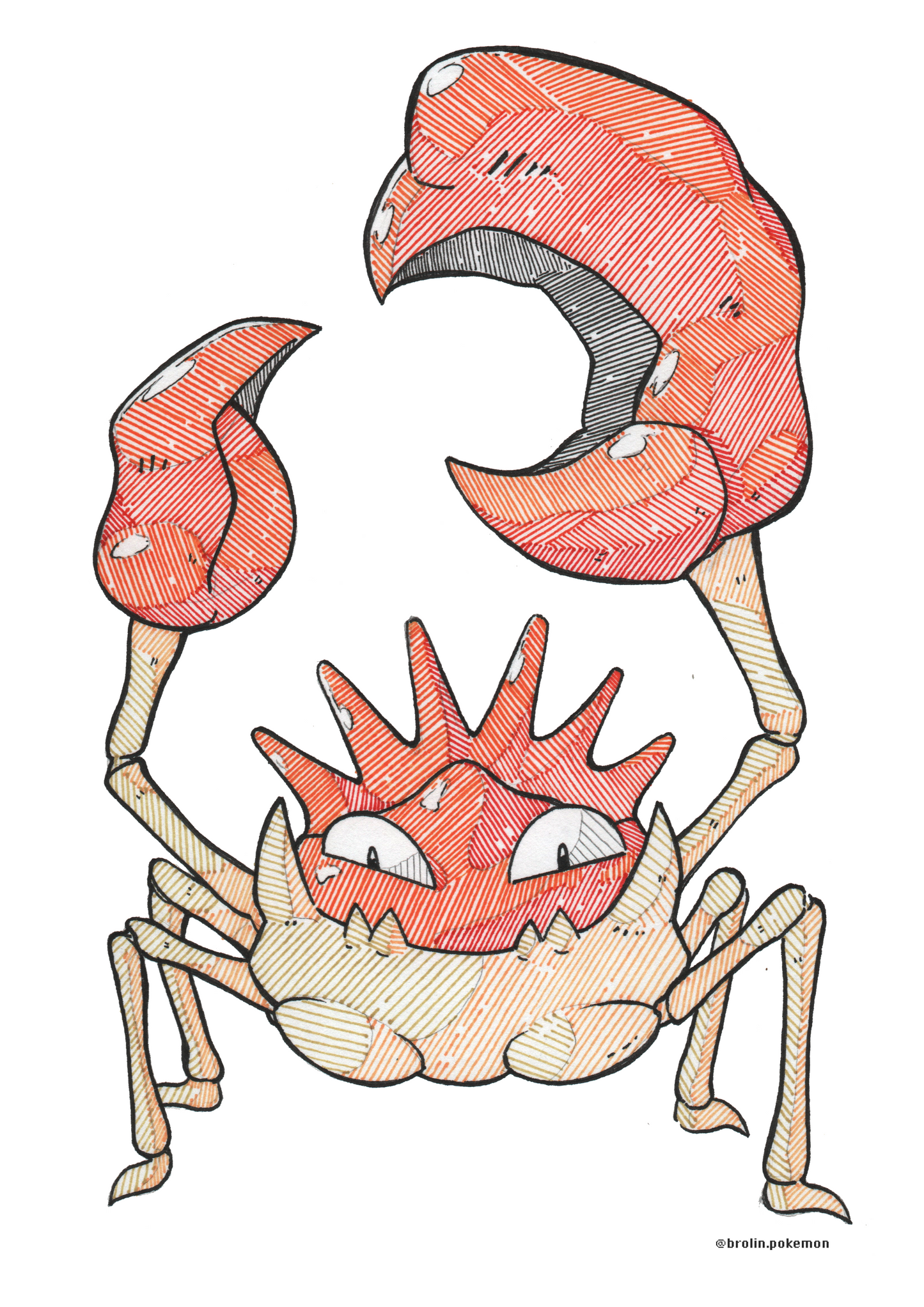 Kingler Sticker