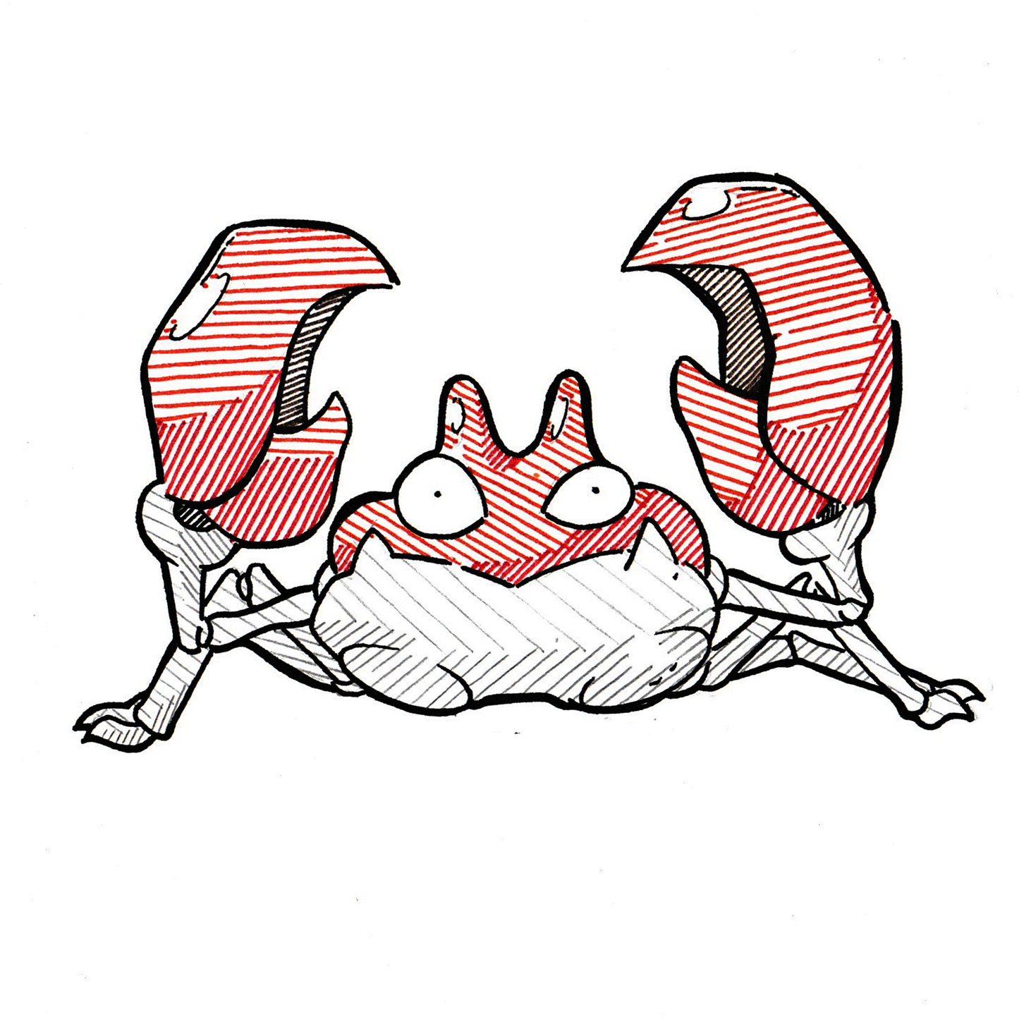 Krabby Sticker