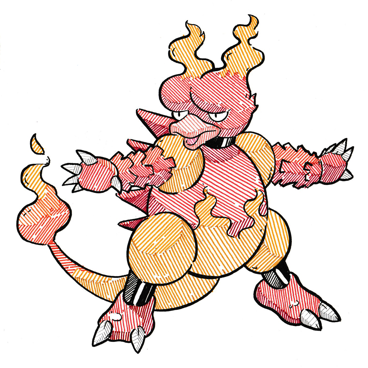 Magmar Sticker