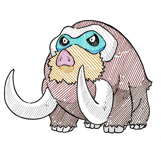 Mamoswine Sticker