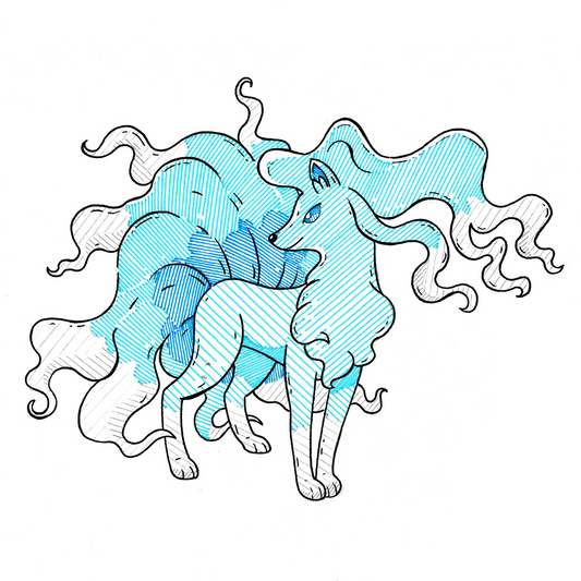 Ninetales Alola Sticker