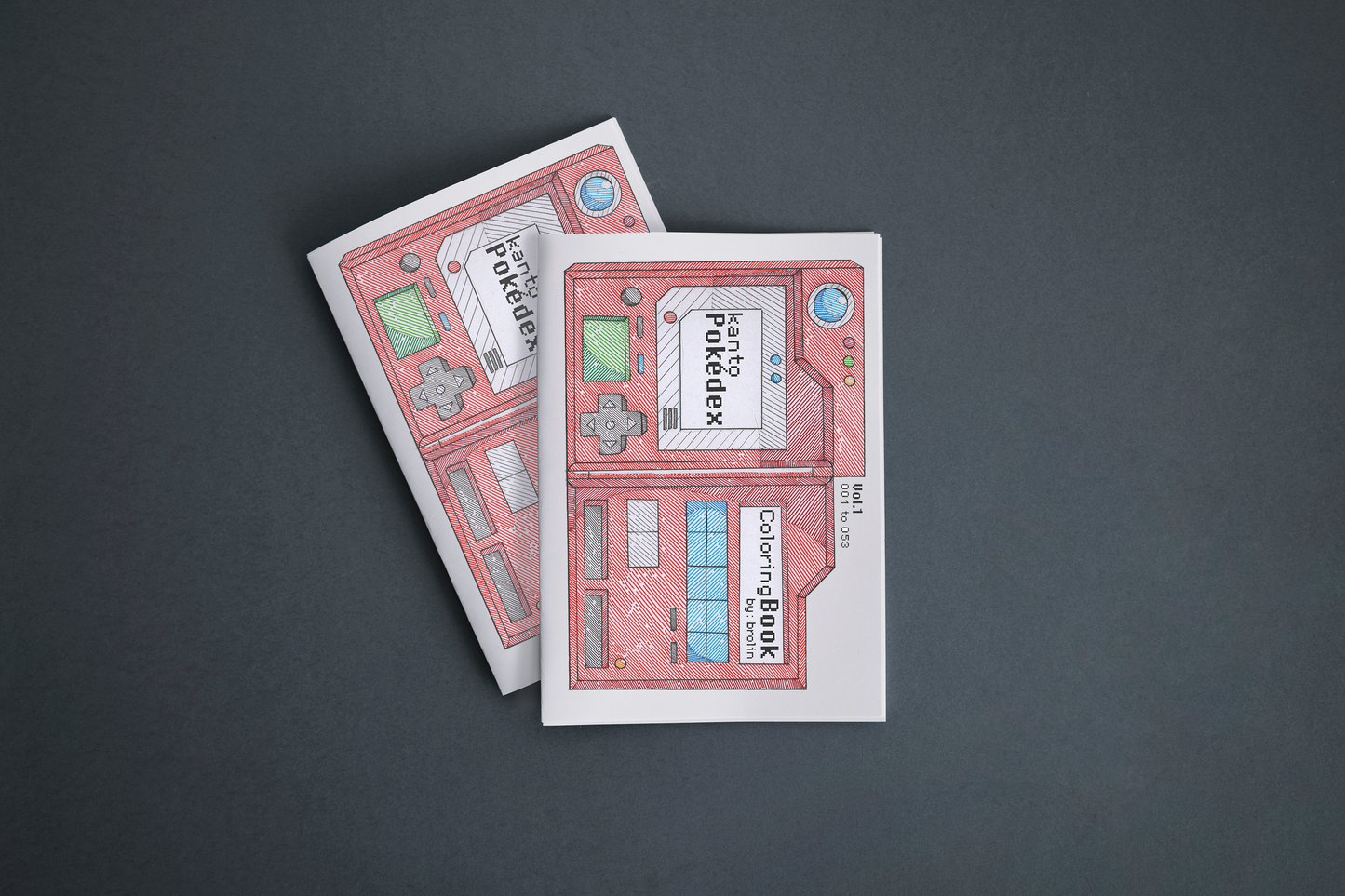 Kanto Pokédex Coloring Book (Vol.1)