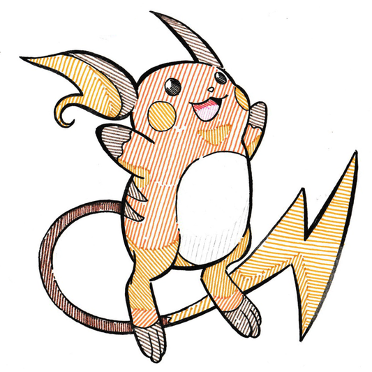 Raichu Sticker