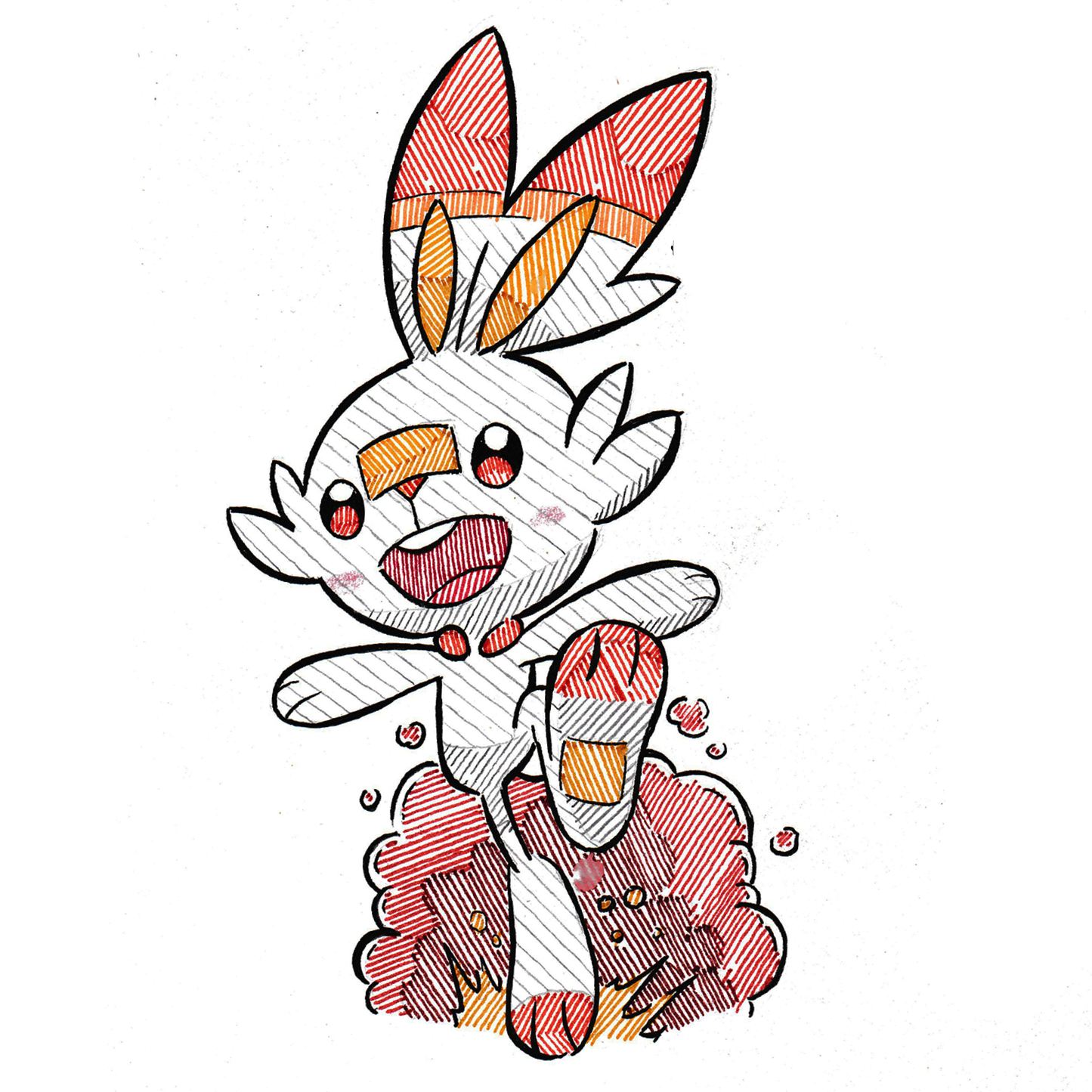 Scorbunny Sticker