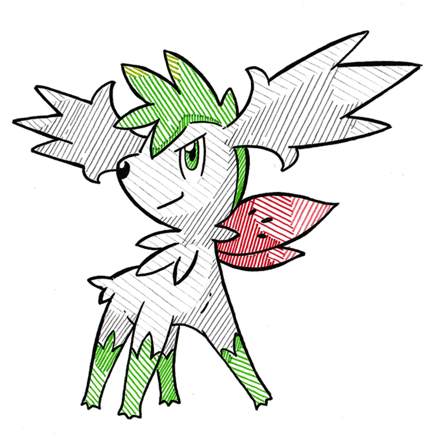 Shaymin (Sky Forme) Sticker