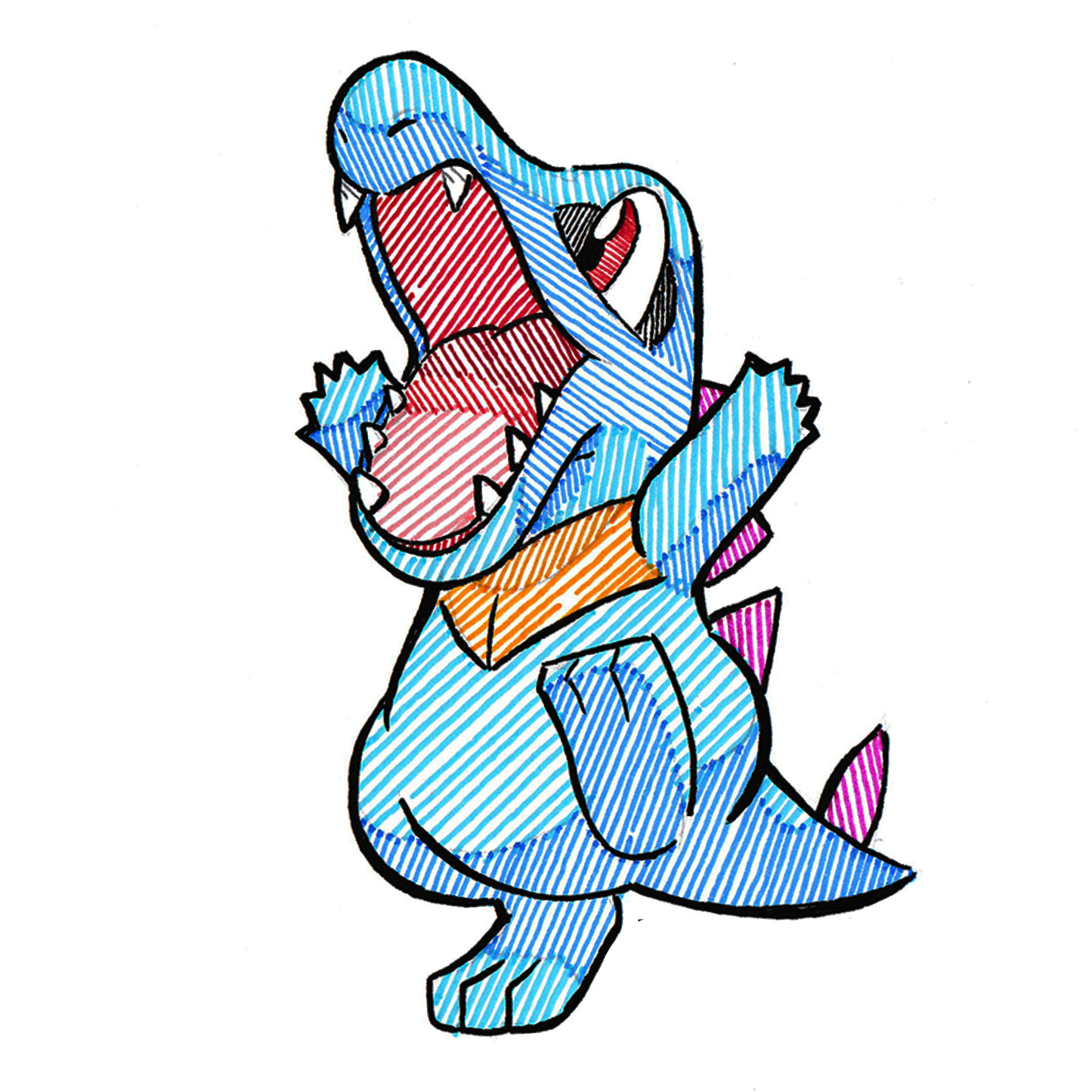 Totodile Sticker